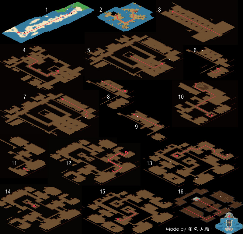 风鸣之塔 魔力宝贝地图