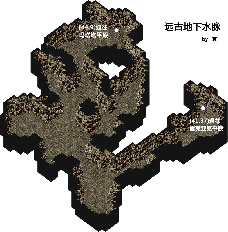 远古地下水脉 魔力宝贝地图